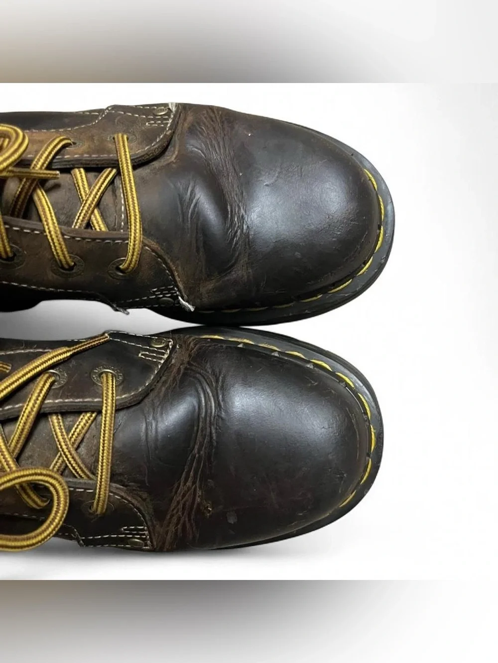 Dr. Martens Dark Brown Crazy Horse Jadon Leather Platform Lace-Up Boots